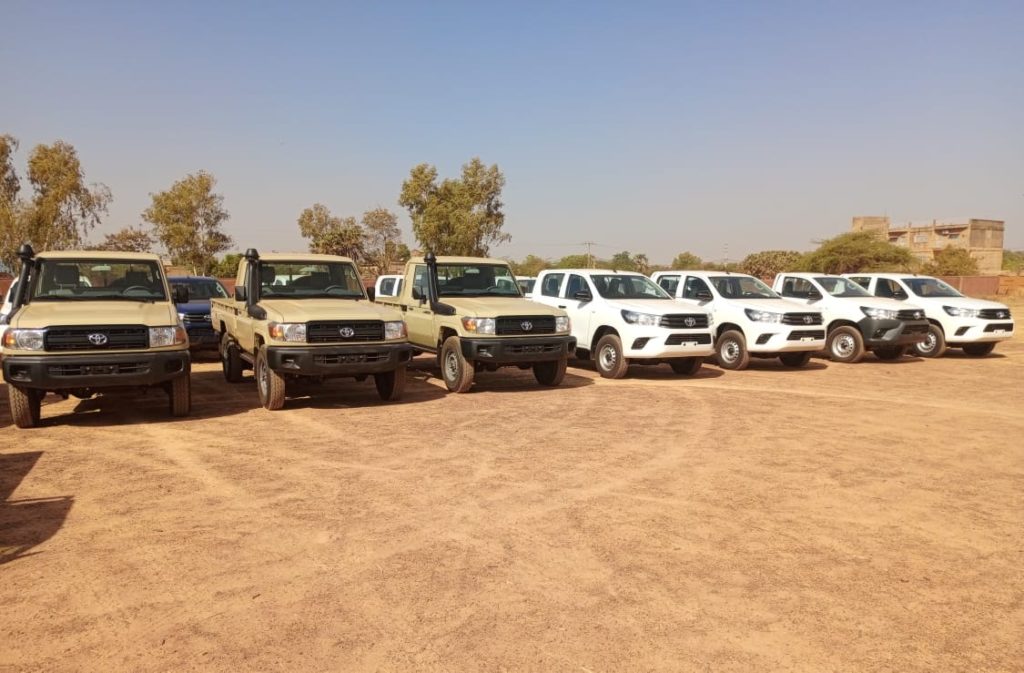 vehicules 4x4 des Etats unis au Burkina Faso