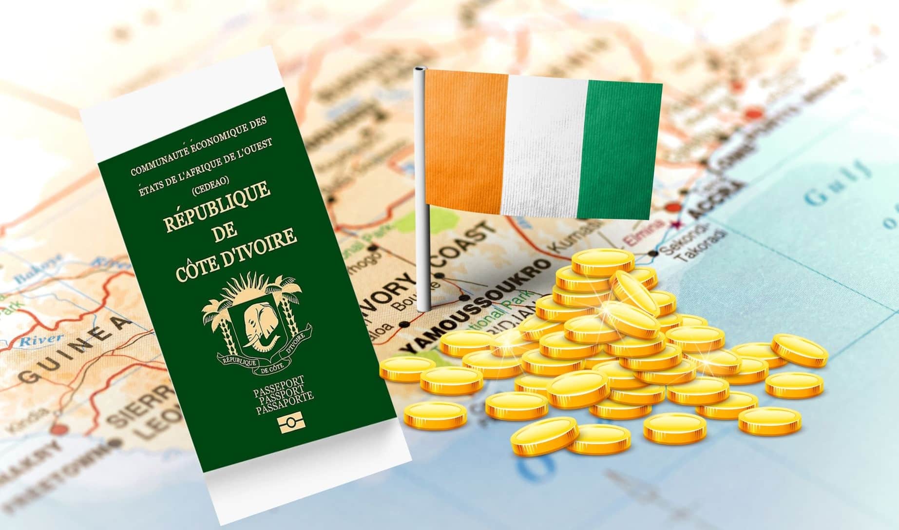 Argent du passport ivoirien