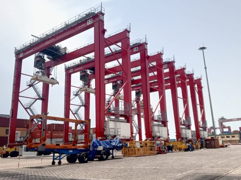 Le port de Cotonou réceptionne de nouveaux portiques de parc