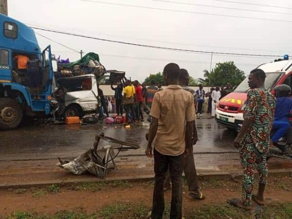 Togo : 9 morts dans un accident de la route à Atakpamé